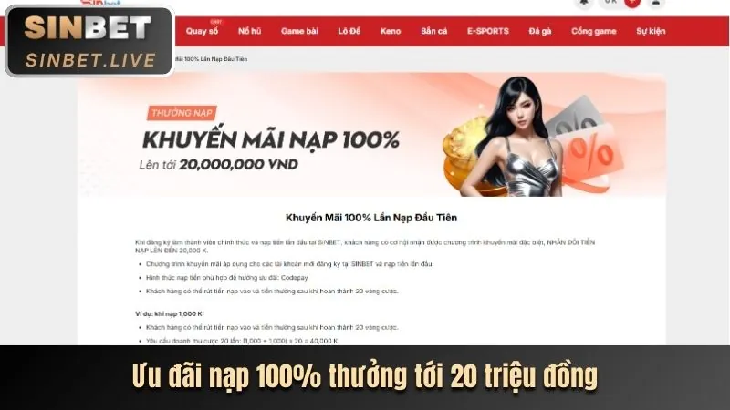 Thưởng nạp lại hàng ngày vswin